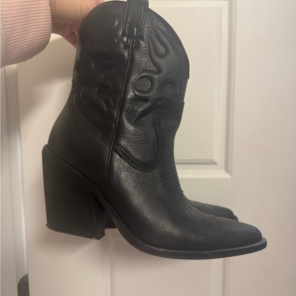 BRONX cowboy booties size EU 37 black